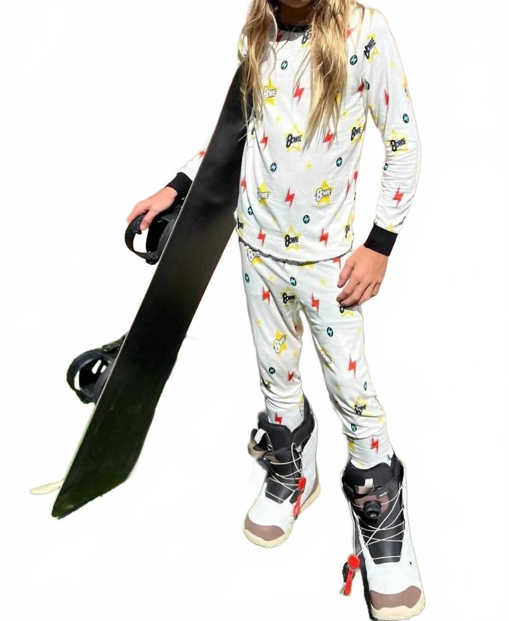 NEW ROWDY SPROUT david bowie set in white